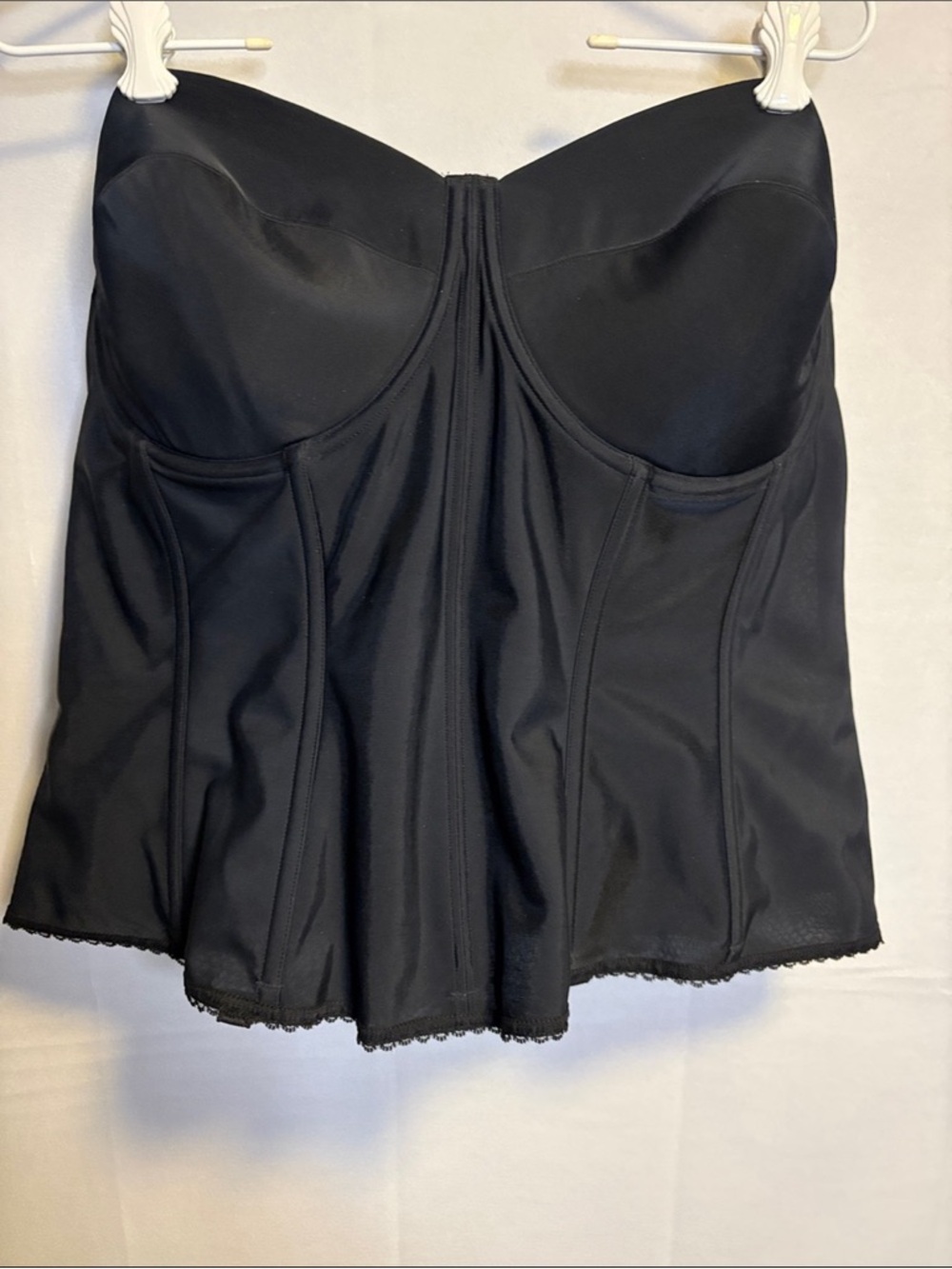Dominique Black Strapless Bustier Corset